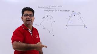 Velocity Analysis Of 4 Bar Mechanism [upl. by Denman]