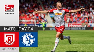 Regensburg vs Schalke – Jahn Remains Unbeaten  41  All Goals  MD 4 – Bundesliga 2  202122 [upl. by Cline86]