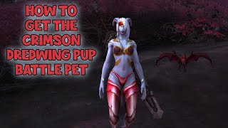 WoW Shadowlands  How To Get The Crimson Dredwing Pup Battle Pet  Revendreth [upl. by Joeann]