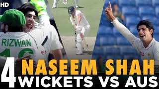 Naseem Shah Excellent 4 Wickets  Pakistan vs Australia  3rd Test Day 2  PCB  MM2L [upl. by Saidel]