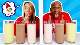 TWIN TELEPATHY MILKSHAKE CHALLENGE Parents Edition [upl. by Nalani]