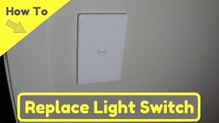 How To Replace a Single Light Switch [upl. by Harv]