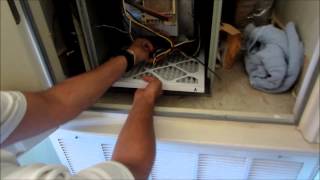 How To Replace Trane XE80 Furnace Air Filter Replacement Change DIY From Old To New [upl. by Nedra]