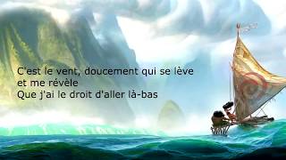 Le bleu lumière  Vaiana Karaoke [upl. by Animsay481]