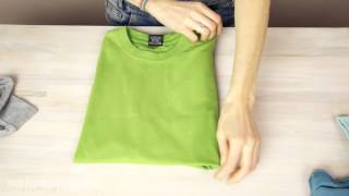 How to fold a Tshirt like a Pro  3 ways [upl. by Dreddy]