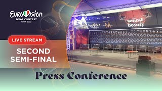 Eurovision Song Contest 2022  Second SemiFinal Qualifiers  Press Conference [upl. by Aletsirc]