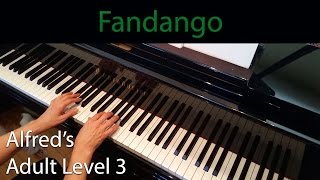 Fandango Intermediate Piano Solo Alfreds Adult Level 3 [upl. by Joly54]