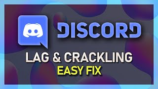 Discord  How To Fix Lagging amp Crackling [upl. by Puduns]