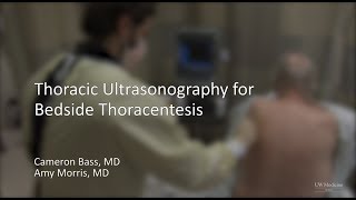 Thoracic Ultrasonography for Bedside Thoracentesis [upl. by Riek407]