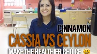 Cassia vs Ceylon Cinnamon make the healthier choice [upl. by Enimassej]