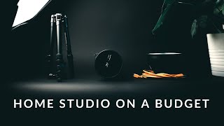 How to Build a HOME PHOTOGRAPHY STUDIO in a SMALL PLACE [upl. by Hastings]