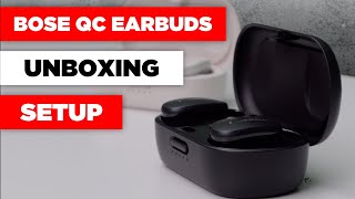 Bose Quiet Comfort Earbuds  How To Setup [upl. by Airdnoed]