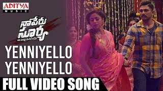 Yenniyello Yenniyello FullVideoSong Naa Peru Surya Naa illu India  Allu ArjunHits  Aditya Music [upl. by Assilac]