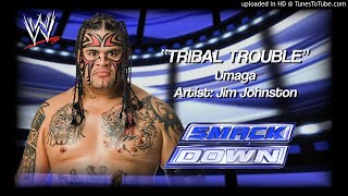 Umaga 2009  quotTribal Troublequot WWE Entrance Theme [upl. by Akciret]