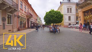 4K Walking Tour along the Streets of Chernivtsi Ukraine [upl. by Ethbun]