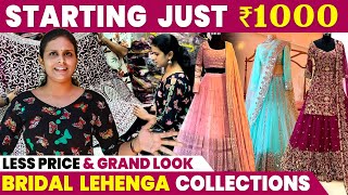 Bridal Lehenga Collections at Sowkarpet  IBC Mangai [upl. by Nalad501]