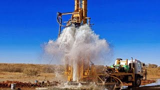 Incredible Modern Borewell Drilling Machines I Never Seen Extreme Ingenious Construction Workers [upl. by Elorac]