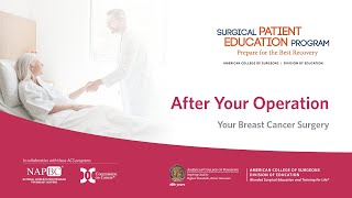 Your Breast Cancer Surgery Program After Your Operation [upl. by Ecirtra]