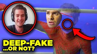 SPIDERMAN NO WAY HOME Andrew Garfield quotLeakquot Explained VFX Analysis [upl. by Hanan254]