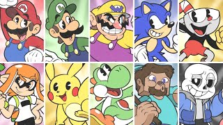 What If All Smash Ultimate Characters Were in Cuphead [upl. by Pare]