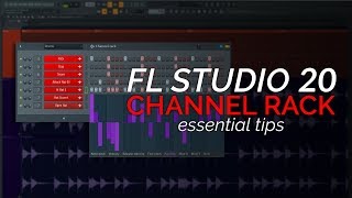 FL Studio 20 Basics  The Channel Rack Step Sequencer [upl. by Christabella]