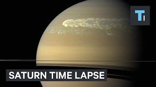 NASA released a stunning timelapse of Saturn [upl. by Noraa157]