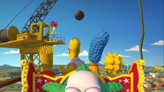 The Simpsons Ride Springfield Media Announcement and POV [upl. by Yesdnik]