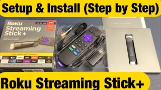 How to Install amp Setup Roku Streaming Stick Plus for Beginners [upl. by Parlin]