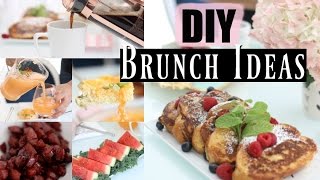 3 Easy Brunch Recipes Vanilla French Toast Cheesy Baked Eggs Candied Sausage  MissLizHeart [upl. by Flore363]