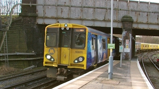 Half an Hour at 216  Birkenhead North Station 1022017  Class 507 508 terminus [upl. by Ahsyek]