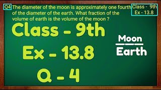 Class 9th  Ex  138 Q 4  Surface Areas and Volumes  CBSE NCERT [upl. by Freeman812]