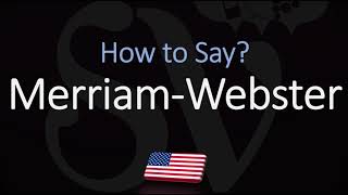 How to Pronounce Merriam Webster CORRECTLY [upl. by Tenaej]