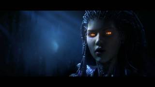 StarCraft 2 Zeratul VS Kerrigan Cinematic Ingame Version Full HD [upl. by Nnailuj]