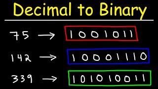 How To Convert Decimal to Binary [upl. by Oinegue]