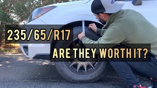 23565r17 Fitment amp Review should you get them Subaru Forester SJ [upl. by Nivak]