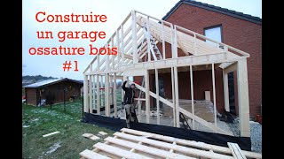 comment construire une Ossature bois 1 [upl. by Llekcir]