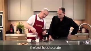 How to make a hot chocolate using an aerolatte milk frother [upl. by Jemine759]