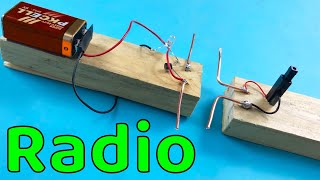 How to make the worlds easiest Radio  Do it yourself at home [upl. by Beshore]