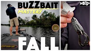 Buzzbait Tips for Explosive Fall Bass Fishing [upl. by Dnalor379]