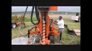 Auger Drilling through Overburden [upl. by Nivalc]