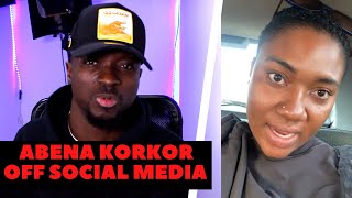 ABENA KORKOR is OFF SOCIAL MEDIA for 1 WEEK [upl. by Pence558]