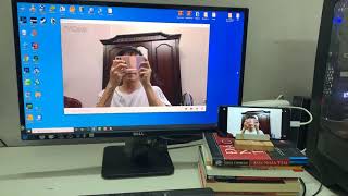 How to use Phone as a webcam via USB  iVCam Setup Tutorial [upl. by Cherrita]