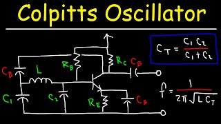 Colpitts Oscillator NPN Transistor Circuit [upl. by Walczak]