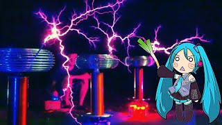 IEVAN POLKKA on TESLA COIL trio [upl. by Acsecnarf708]