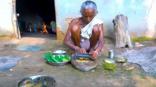 Tribe Village Cooking  Grandma Cooking Fish Curry in her old Traditional method  Village Cooking [upl. by Chancellor]